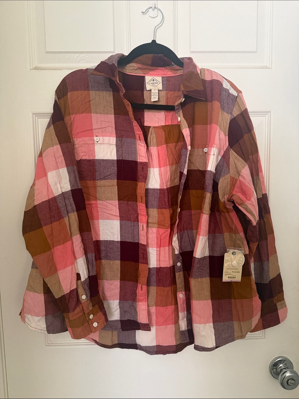 St. John’s Bay plaid button shirt